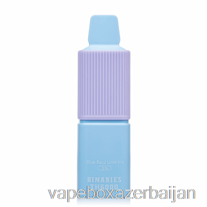 Vape Baku Horizon Binaries TH6000 Disposable Blue Razz Lime Ice